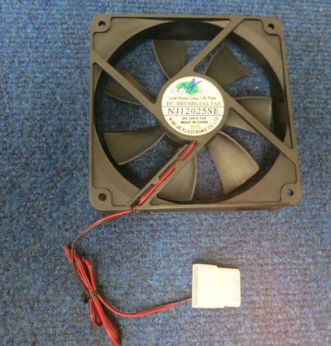 DC 12V 0.12A 2-wire 2-pin 110mm 120X120X25mm Server Cooling fan NJ12025SE