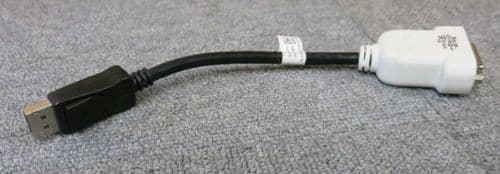 Dell 0F388M DisplayPort to DVI-D Adapter Single Link 19cm Cable Connector