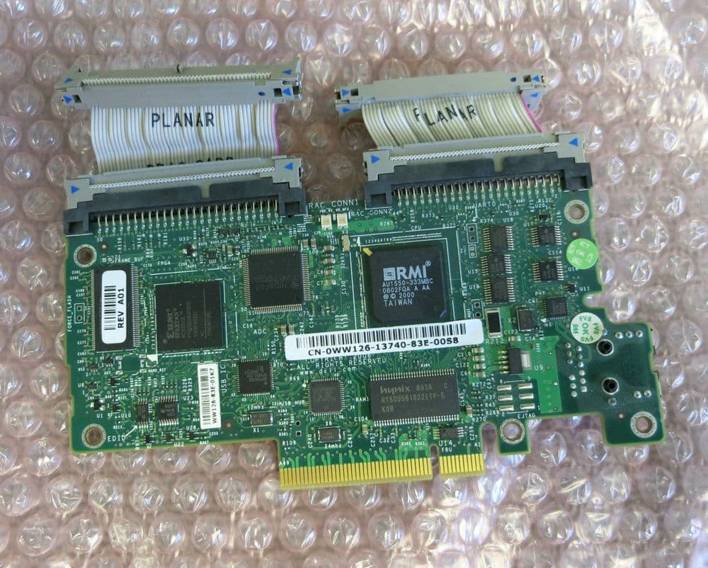 Dell 0WW126 Poweredge 2950 2970 Drac 5 Remote Access Card with Cables