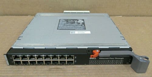 Dell 10G-PTM 10GBE 16-Port RJ45 Ethernet Pass Through Module for M1000e WW060