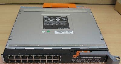 Dell 10G-PTM Ethernet Pass Through Module for M1000e,16-Port Gigabit WW060
