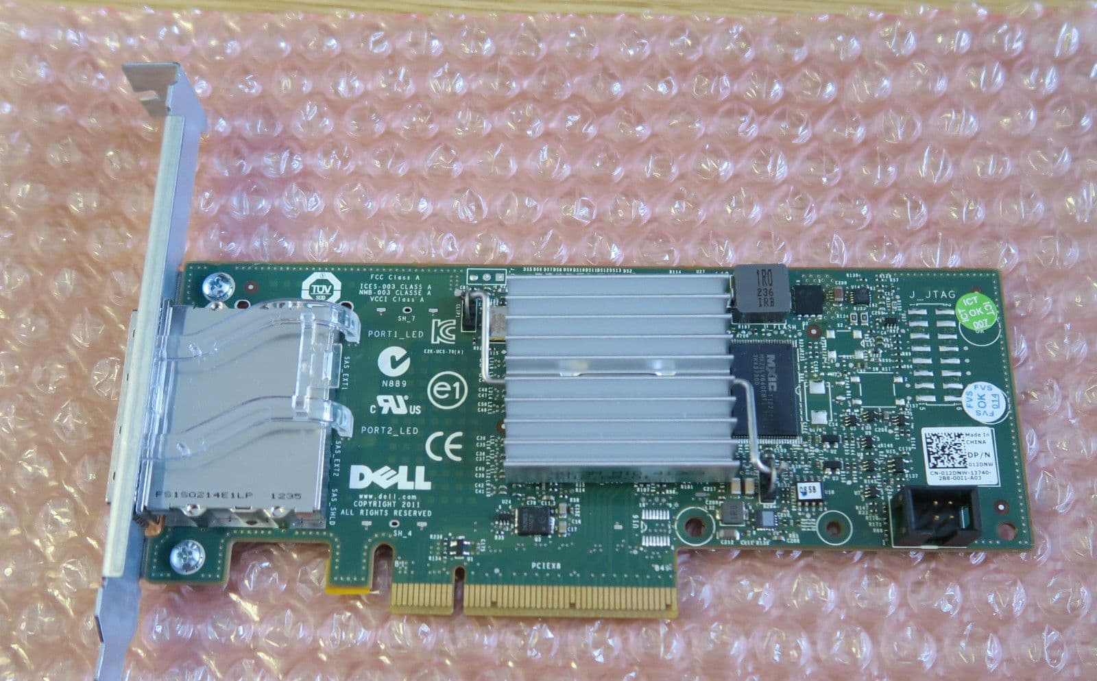 Dell 12DNW PCIe Dual Port 6Gbps External SAS HBA Controller Card