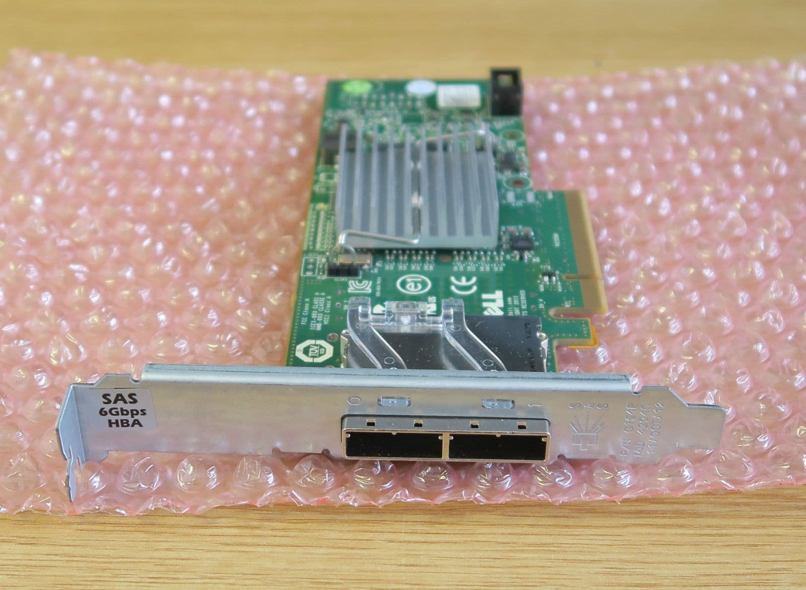 Dell 12DNW PCIe Dual Port 6Gbps External SAS HBA Controller Card PCIE
