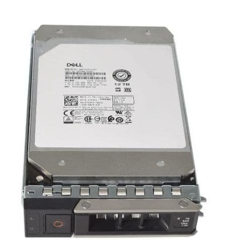 Dell 12TB 7.2K SAS 3.5" 12G Hot-Plug 0753F0 753F0 MG07ACA12TEY HDD Hard Drive