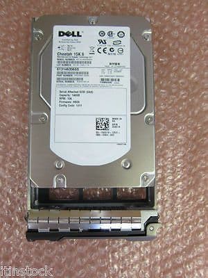 Dell M8034 146GB 15K SAS 3.5" Internal Hard Drive – Hot Plug – MAX3147RC – Clean Bulk