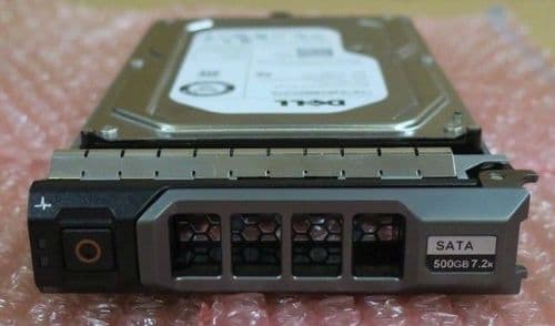 Dell 1KWKJ 500GB Hot Plug SATA 7.2k Hard Drive 3.5" & Caddy for PowerEdge Server