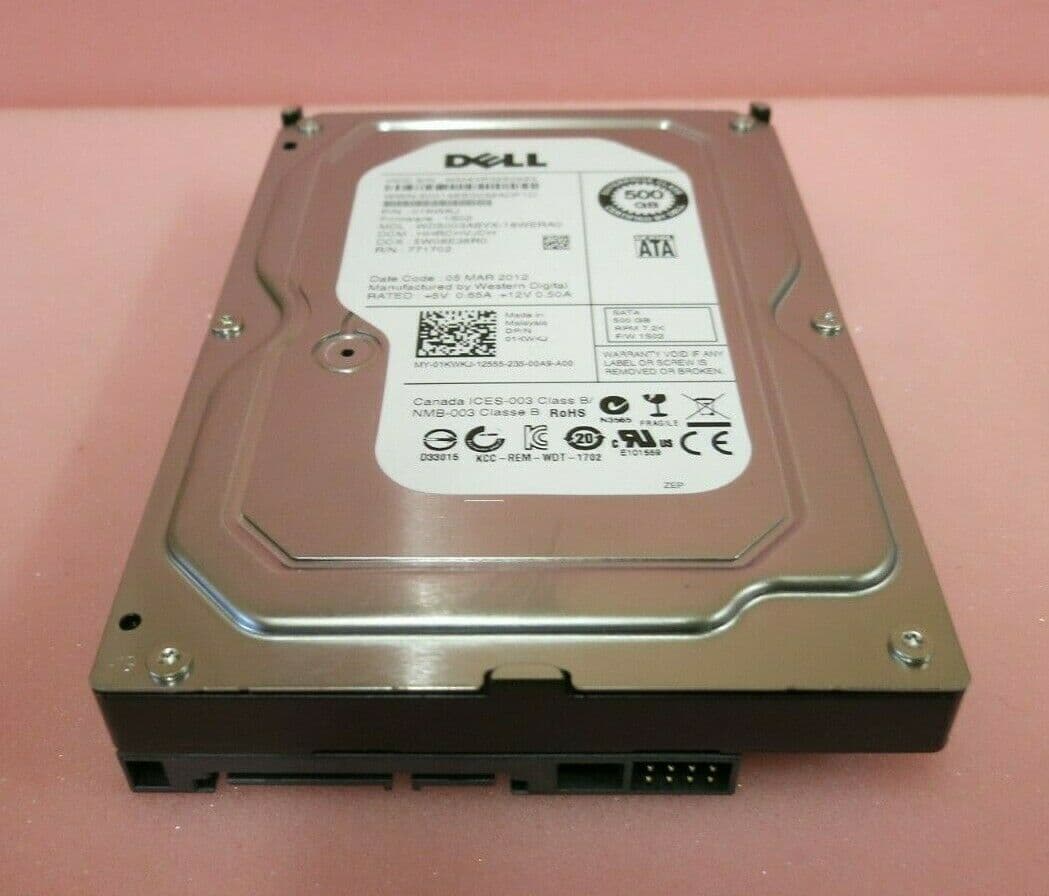 Hdd 500gb 7,2k Sata Lff 6gbps - Part Number Dell: 1kwkj Com O Melhor - Foto 3