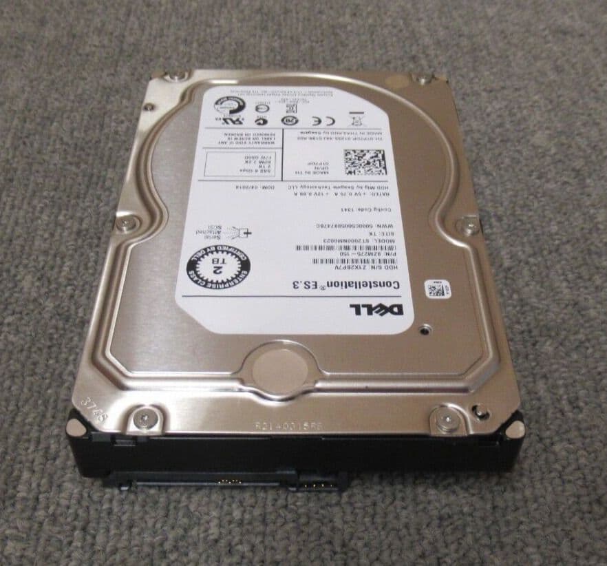 Dell 1P7DP ST2000NM0023 Constellation ES 3 2TB 7200RPM SAS 6Gbps 128MB ...