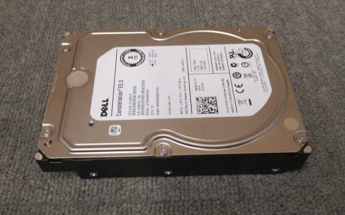 Dell 1P7DP ST2000NM0023 Constellation ES 3 2TB 7200RPM SAS 6Gbps 128MB ...
