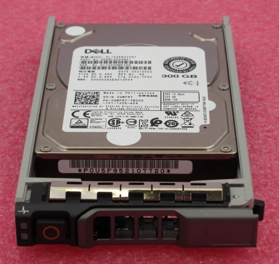 Dell 300Gb SAS 10k 12Gb/s 2 5