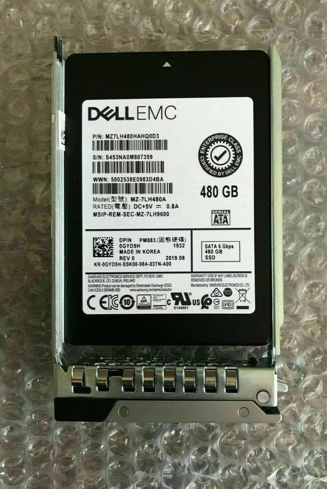 Dell EMC 480 GB SATA 2.5 6G SSD 0VJM47, nové