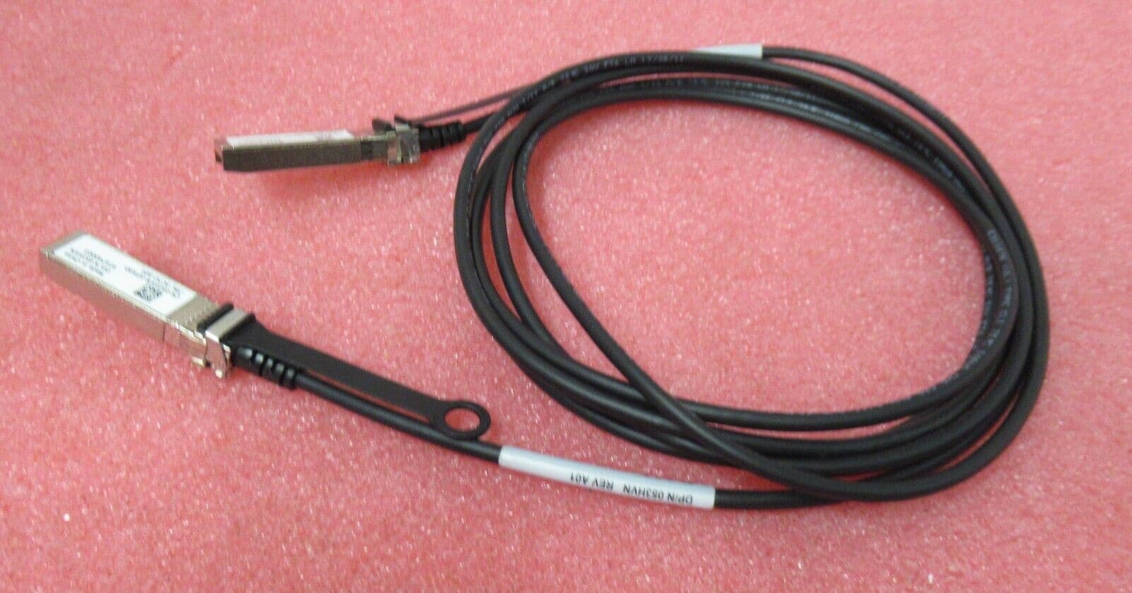 Dell 616740003 53HVN DAC-SFP-10G-3M 10G SFP To SFP Passive