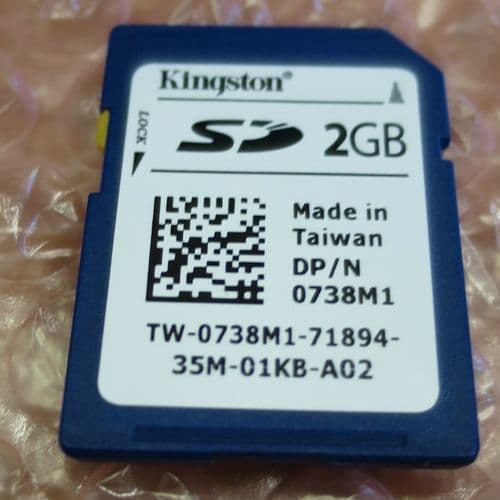 Dell 738M1 2GB Secure Digital Card SD Card 0738M1