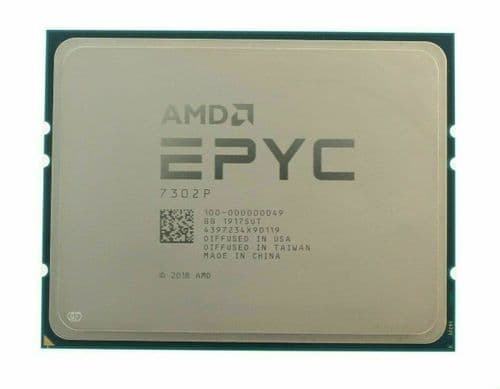 DELL AMD EPYC 7302P 16-Core 3GHz 128MB Cache Server Processor CPU 100-000000049