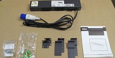 DELL APC DM07RM-EC16 230VAC PDU 7174R, 13A, 50/60Hz 6-Port Kettle Sockets