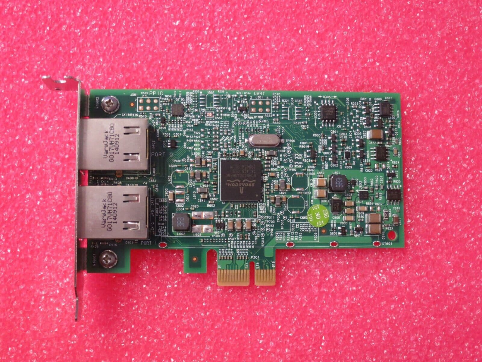 Dell 5720 Dual Port 1Gb/s PCIE NIC Network Interface Card 557M9 0557M9