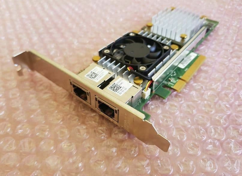Dell 57810 10Gb RJ45 Dual Port Full Height Network Card W1GCR