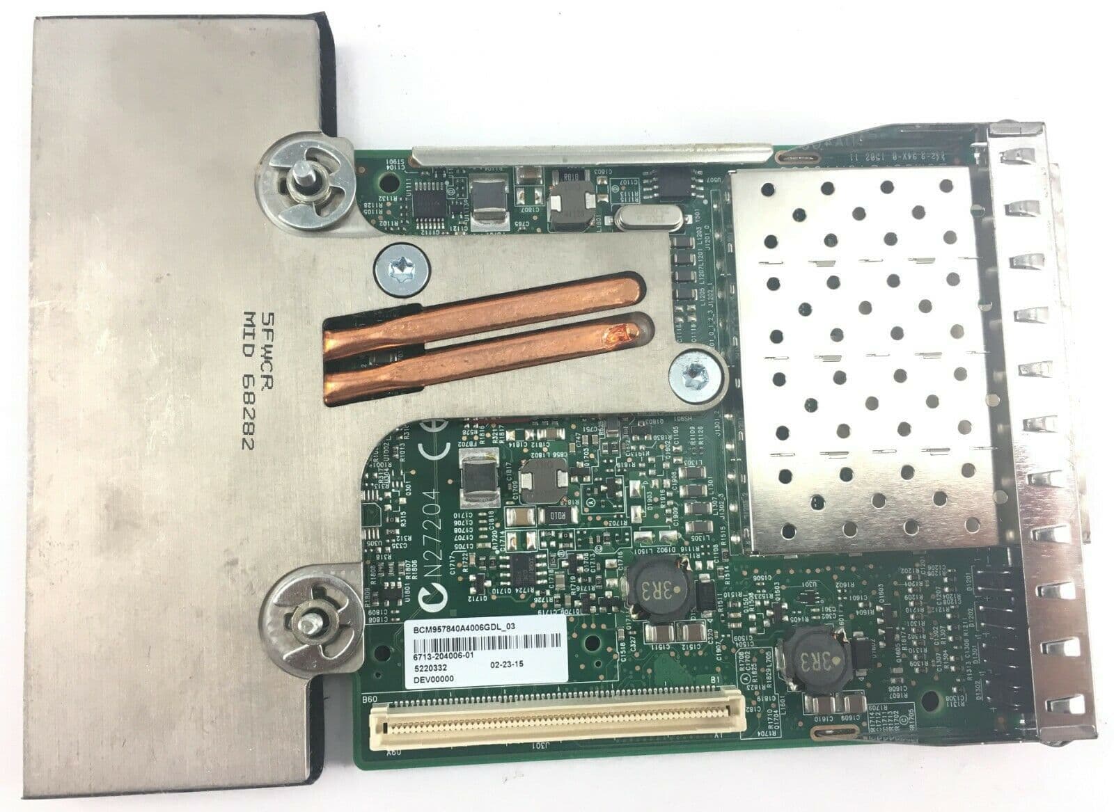 Dell 57840S 10Gb SFP Quad Port Daughter Network Card NDC XGRFF