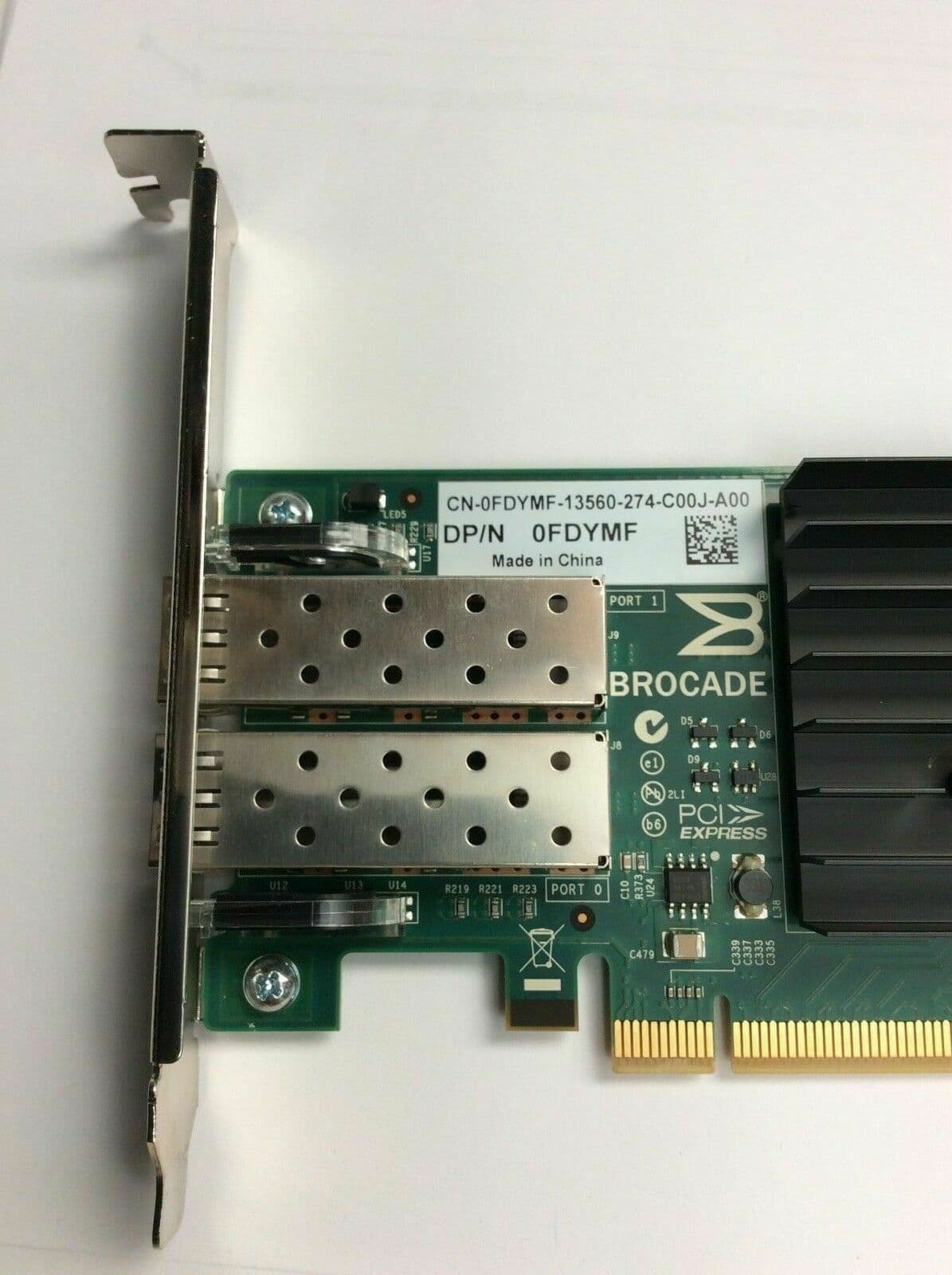 Dell Brocade 1020 10GB 2Port PCIE 2 0 X8 Converged Network Adapter