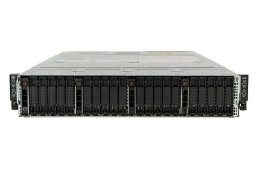 Dell C6400 24-Bay 2U Chassis+ 4x C6420 Node 8x 16C Gold 6130 256GB 4x 400GB SSD