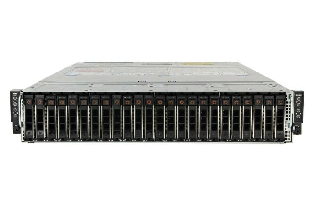 Dell C6400 24-Bay Chassis 4 C6420 Node 8x 20C Gold 6148 2564GB Ram  24x1.2TB HDD