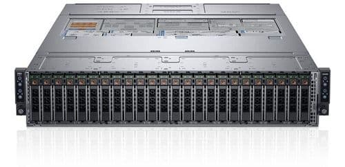 Dell C6400 24x 2.5" Bay Chassis +4x C6420 8x 24-Core Gold 6262 1024GB RAM Server