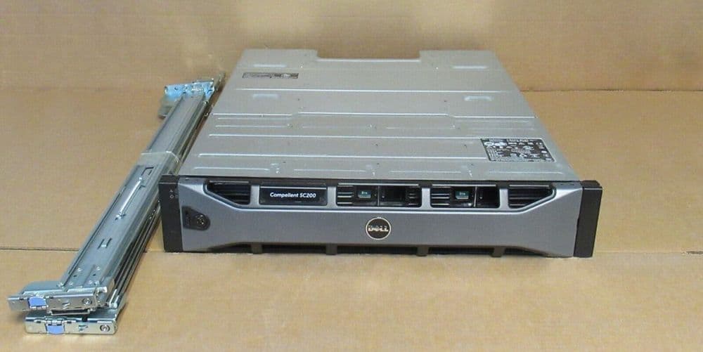 Dell Compellent SC200 10x 8TB SAS 7.2K HDD Dual EMM 2 x PSU Expansion Enclosure