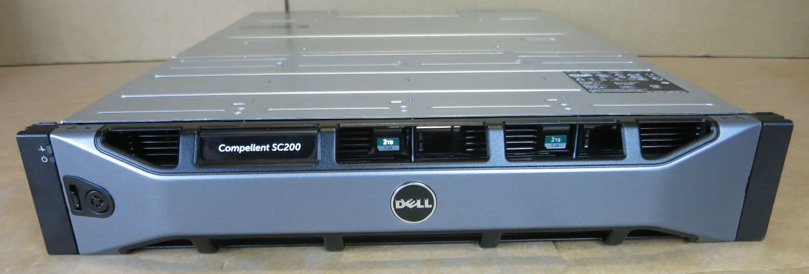 Dell Complement Sc200 Rear Dell Compellent SC200 2x PSU 2x SC2 EMM Expansion Enclosure