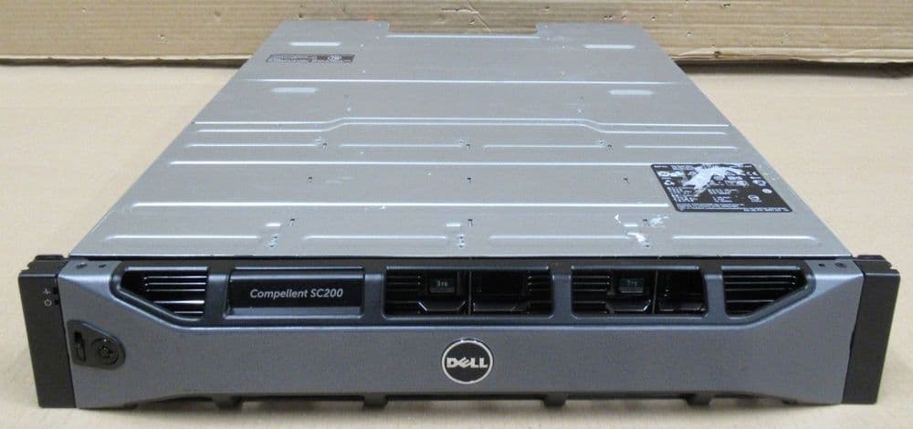 Dell Compellent SC200 33TB SAS 11 x 3TB 2x SC2 EMM Controllers Enclosure 1CJF5