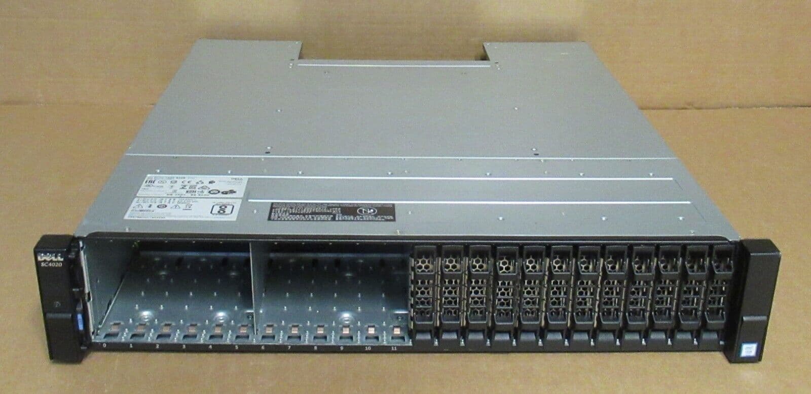 Dell Compellent SC4020 Storage Array 2x 10G-iSCSI-2 Controllers 24x 2 5 ...