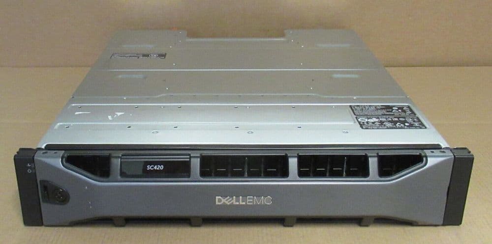 Dell Compellent SC420 Expansion Enclosure 24x 1.8TB HDD 2x 12G-SAS-4 2x 600W PSU