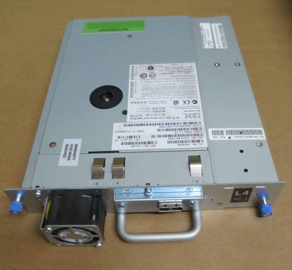 Dell D012F 800/1600GB Ultrium LTO-4 Tape Drive Loader Module HH SAS TL2000 4000