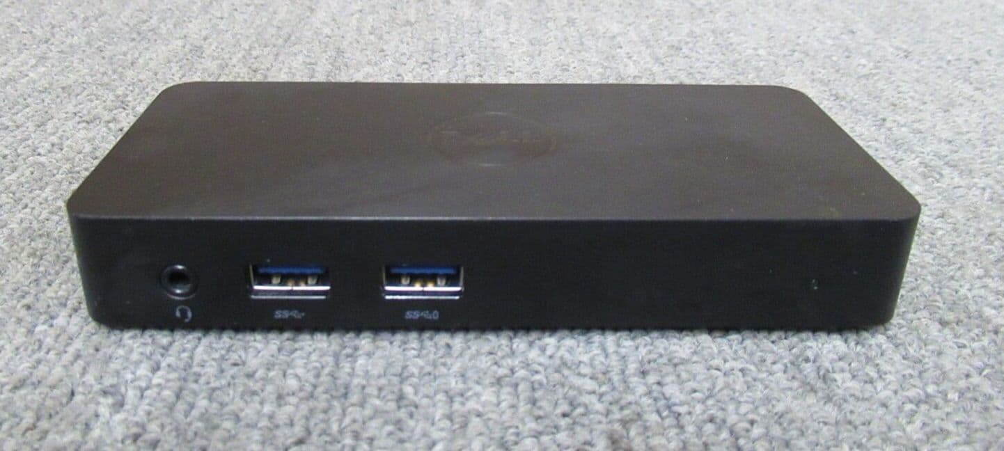 Dell D1000 JCJWD 0JCJWD Dual Video USB 3 0 Docking Station Black DPort