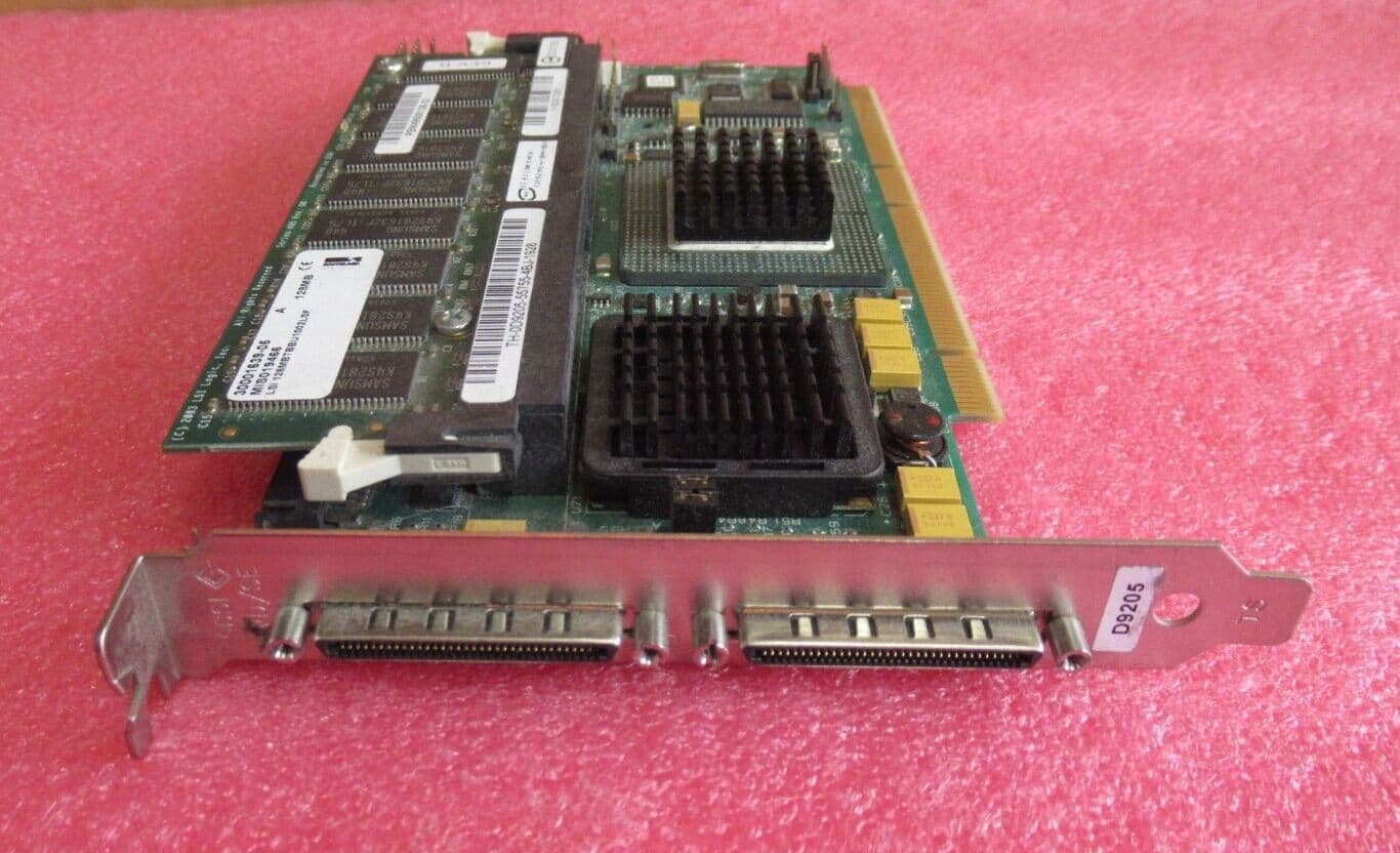 Dell D9205 PERC 4/DC 128MB 64bit Ultra320 SCSI PCIX RAID Controller Card