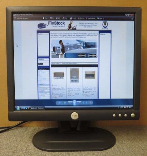 Dell E172FBP 0P1445 17" LCD TFT Active Matrix Flat Screen Computer Monitor