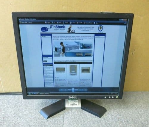 Dell E176FPB MC127 Black & Silver 17" LCD TFT Flatscreen Computer Monitor VGA
