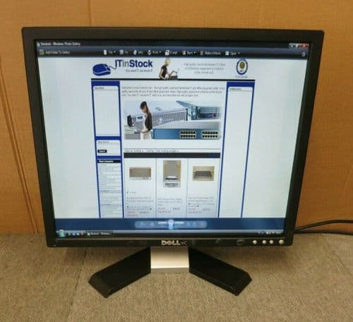 Dell E198FPB G257H 19" LCD TFT Black Computer Flat Panel Screen Monitor VGA