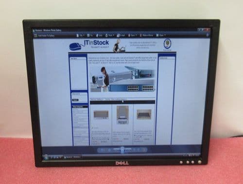 Dell E198FPB HU183 19" LCD TFT Black Flat Panel Screen Monitor No Stand VGA