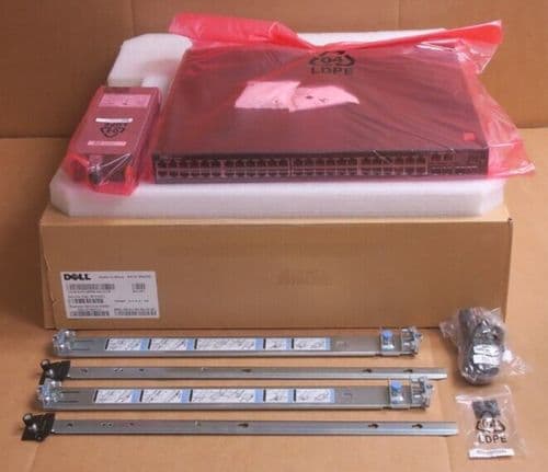 Dell EMC Networking N3048P 48-Port Gigabit PoE+ L3 Managed Network Switch FKJ36