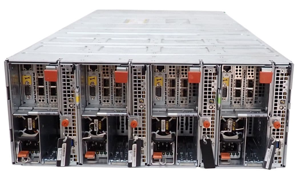 Dell Nas Rack Dell EMC PowerScale Archive A3000 80Bay 4-Node 4U NAS Storage 20x 4-Bay ...