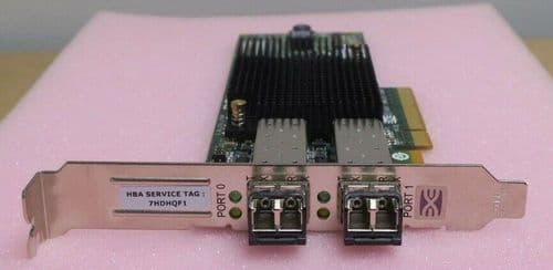 Dell Emulex LPE12002 PCI-E HBA Dual Port 8Gb Full Height Fibre HBA X803K 0X803K