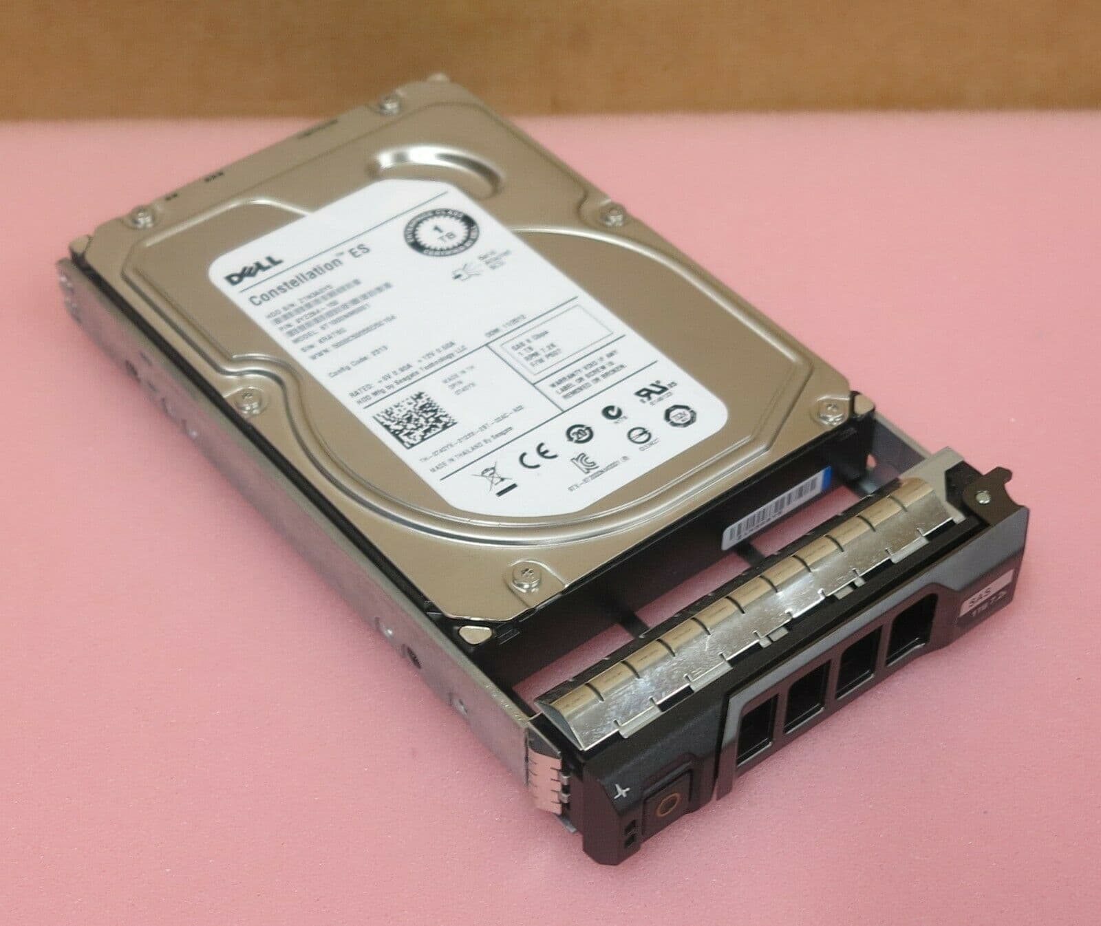 Dell Enterprise 1TB 3 5 SAS 6GB/s 7 2K 64MB HDD Hard Drive in Caddy 740YX