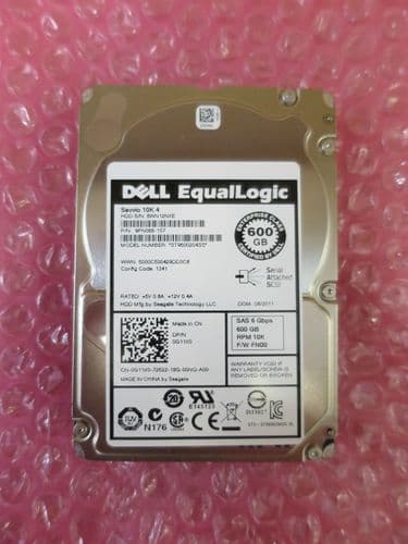 Dell EqualLogic 2.5" 600Gb 10k 6Gbps SAS HDD 0G11X0 G11X0 9PN066-157 FN00