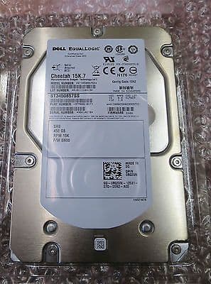 Dell EqualLogic 450Gb 15K SAS Hot Plug HDD RG5VK ST3450857SS FW EN00