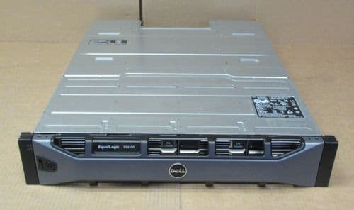 Dell EqualLogic PS4100 24TB 12-Bay 2.5" SAS iSCSI Storage Array 2x Controller