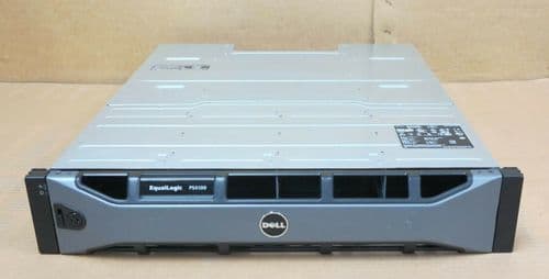 Dell EqualLogic PS4100X 24-Bay 2.5" SAS Slots iSCSI Storage Array 2x Controller