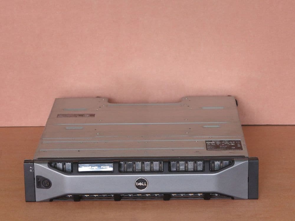 Dell EqualLogic PS6010E 64TB SAN Storage – 16x 4TB SAS, 10GbE ISCSI – Rack-Mountable