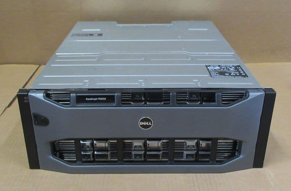 Dell EqualLogic PS6210E 2xType 15 Controller 96TB HDD iSCSI SAN Storage Array