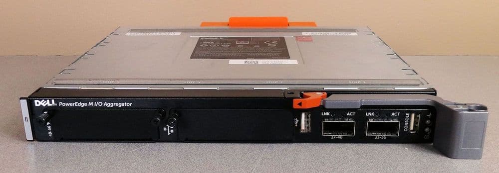 Dell Force10 MXL Dual Port QSFP+ 10/40GbE Aggregator WKCFR For PowerEdge M1000E