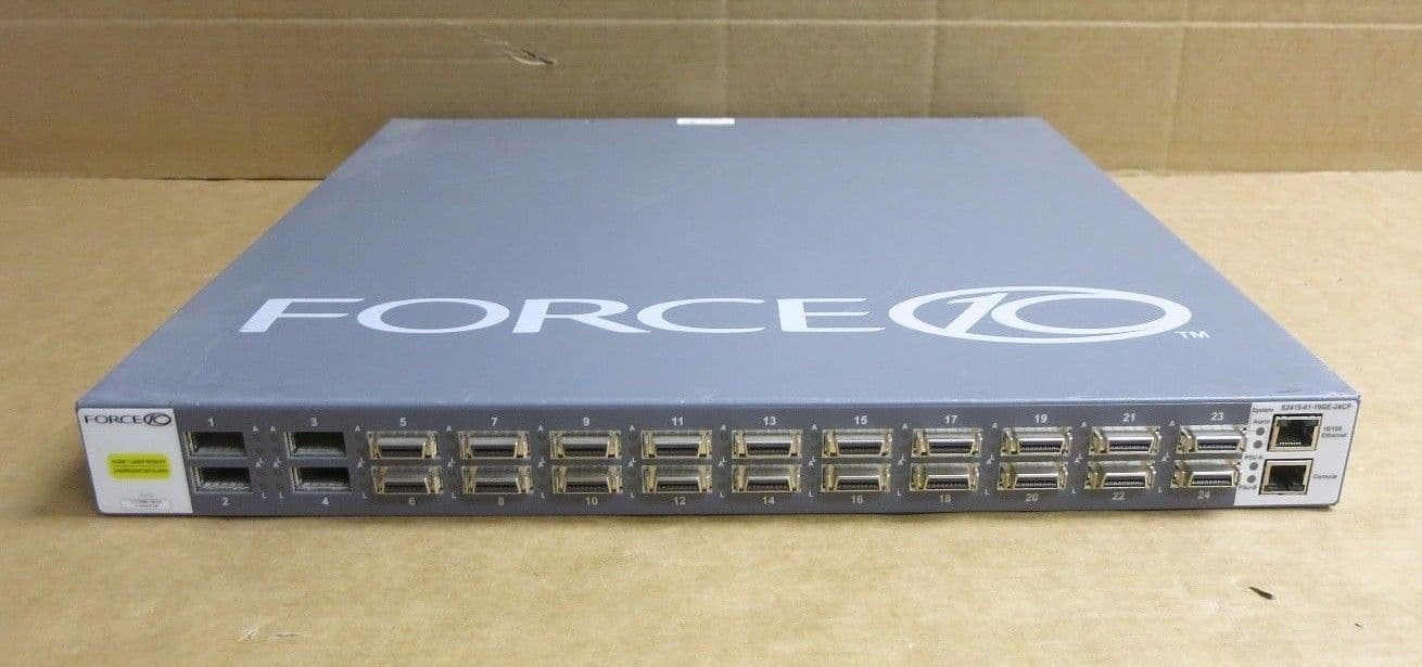 Dell Force10 S24100110GE24CP 24Port 10GbE Switch with 4XFP